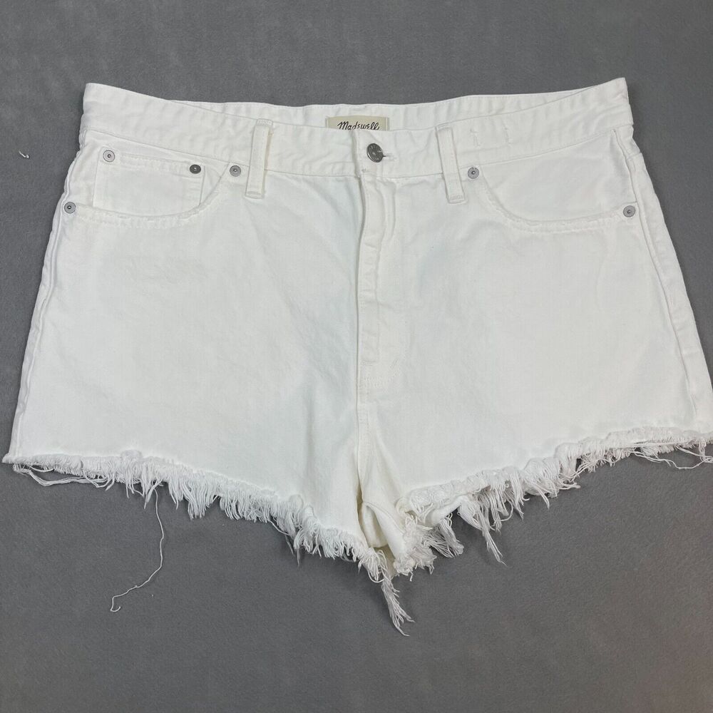 Madewell Shorts Women's Size 32 Relaxed Denim Shorts Distressed